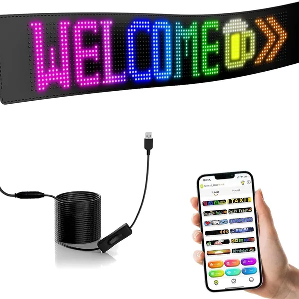 لوحة عرض LED ذكية للسيارة