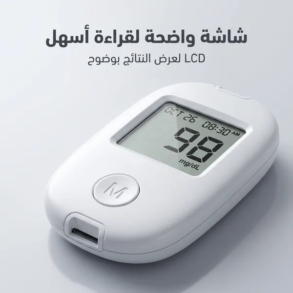 جهاز قياس السكر الذكي بدقة عالية