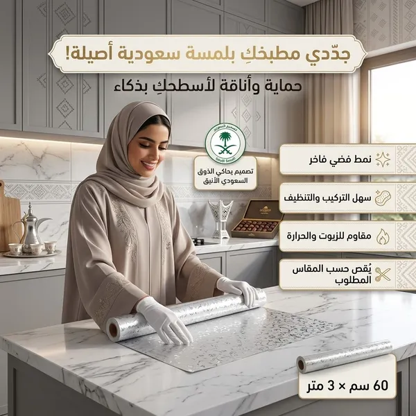 ورق لاصق مقاوم للحرارة(3 متر)