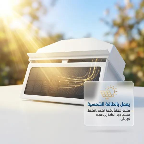 مروحة تجديد الهواء بالطاقة الشمسية
