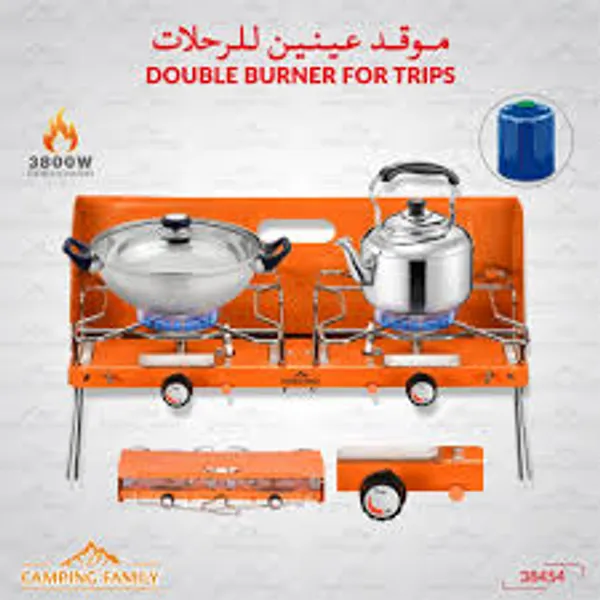موقد الرحلات DLC للتخييم بضمان عامين