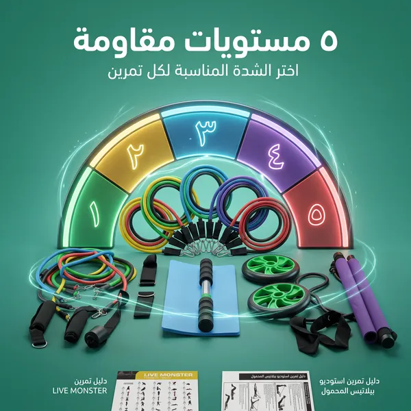 مجموعة أشرطة مقاومة بيلاتيس