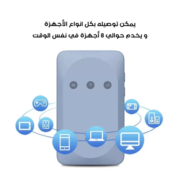 جهاز واى فاى متنقل ZTE (ضمان عام )