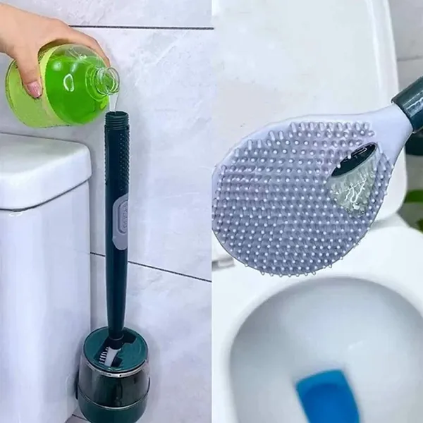 • فرشاة وعاء تنظيف الأحواض
