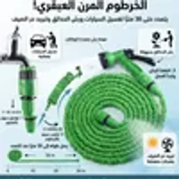 باقة العناية الكاملة بالسيارة من DENX خرطوم 30 متر + منفاخ هواء لاسلكي 48V | ضمان عام