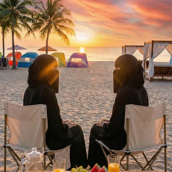كرسى قماش قابل للطى