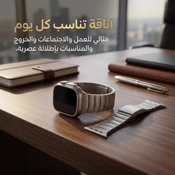 سوار ساعة ذكى قابل للتمدد
