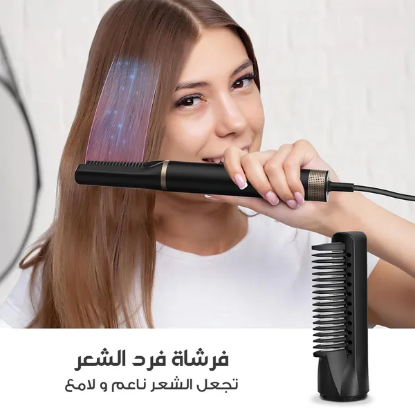 • فرشاة فرد الشعر5 في 1 المتطورة, ضمان سنتين