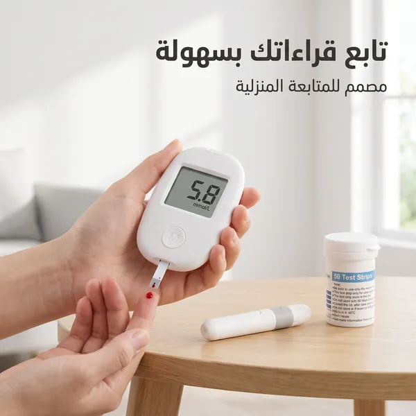 جهاز قياس السكر الذكي بدقة عالية