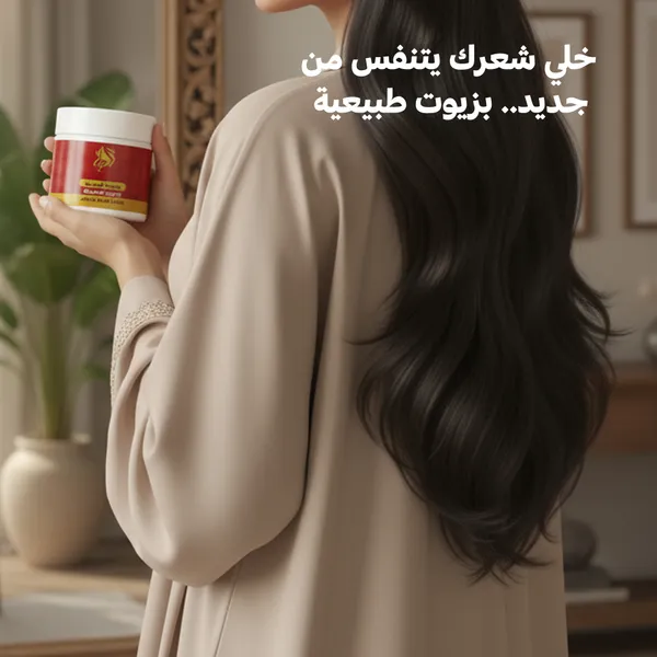 ماسك المشاط بالزيوت الطبيعية