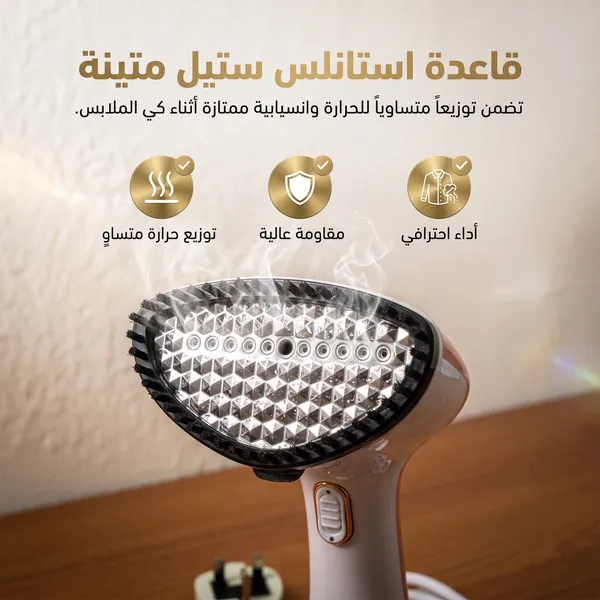 كوايه بخار يدوية محمولة للملابس سهلة التنقل