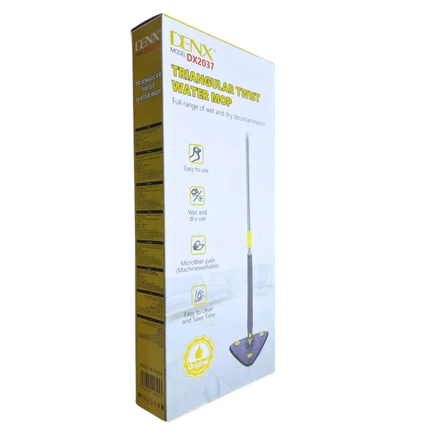 ممسحة مثلثة قابلة للدوران والتمدد Denx بضمان عامين 