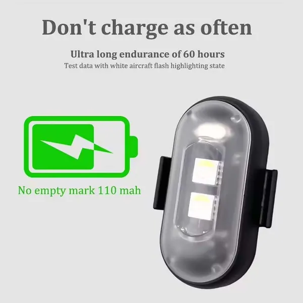 أضواء LED وميض لاسلكية مع جهاز تحكم عن بُعد قطعة واحدة