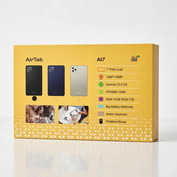 تابلت Air tap A17 بكيبورد و ماوس بلوتوث (ضمان عام ) + مجموعة هدايا