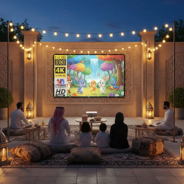 \\" بروجيكتور + ستاروة بروجيكتور 60 أنش لعرض سنيمائى \\"