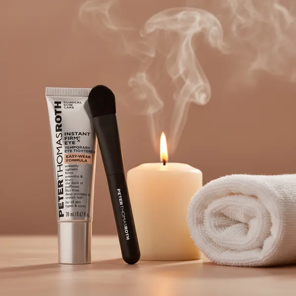 كريم شد فوري لمنطقة العين من Peter Thomas Roth مع فرشاة هدية  