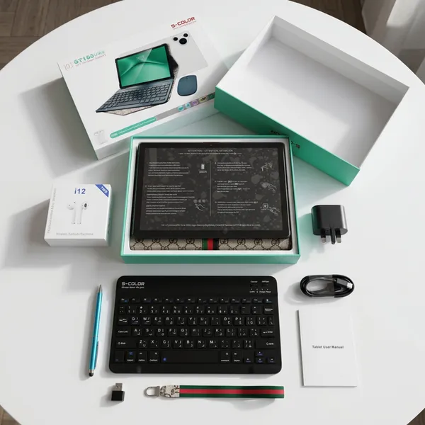 تابلت GT100 (ضمان عام ) بكيبورد و ماوس بلوتوث + مجموعة هدايا