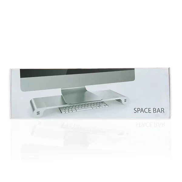 حامل لابتوب وكمبيوتر للمكتب مع 4 منافذ بيانات وشحن USB