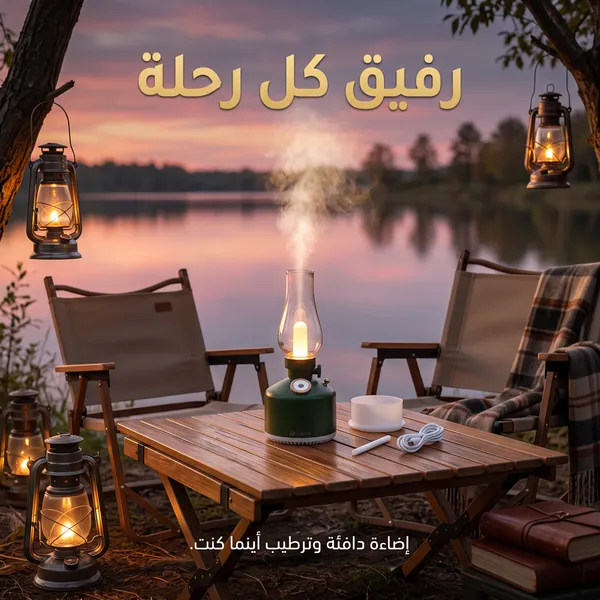 • مصباح زمان مع فواحة