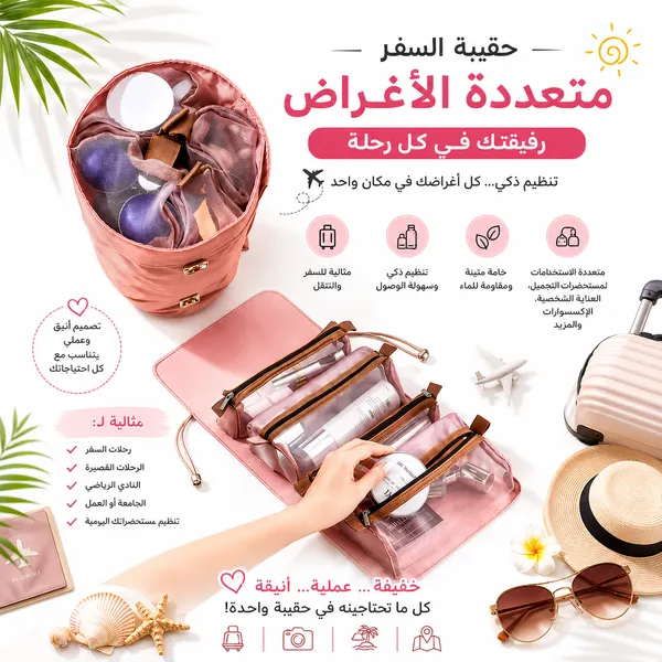 حقيبة السفر متعددة الأغراض