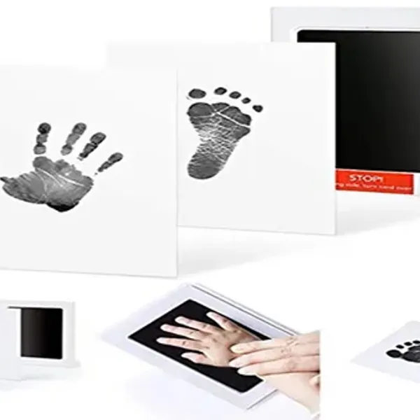 • طابعة بصمة يد وقدم الطفل الصحية هدية طفلك
