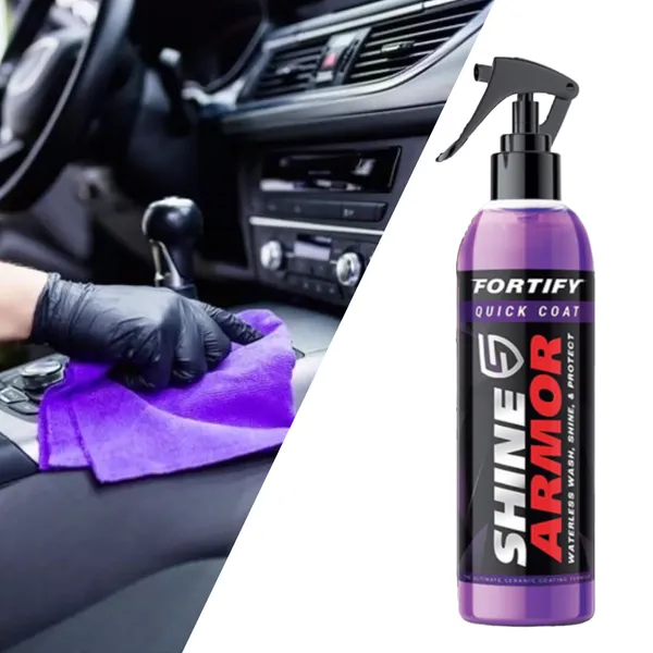 مزيل الكلح والخدوش وملمع للسيارة shine armor ( ثلاثة قطع بسعر قطعة )