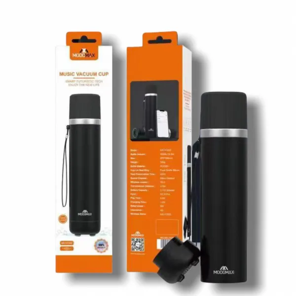 حافظة مشروبات Moog max الذكية مع سبيكر L