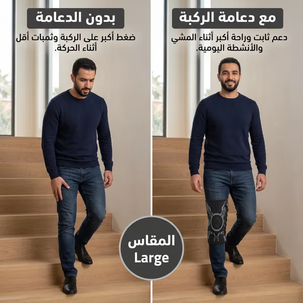 واقيات ركبة رياضية قابلة للتعديل مصنوعة من النايلون لامتصاص الصدمات والضغط