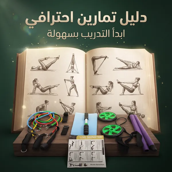 مجموعة أشرطة مقاومة بيلاتيس