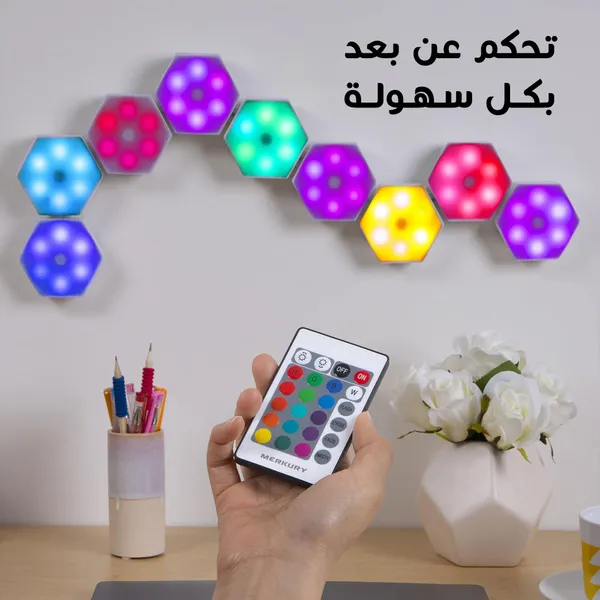 • لوحات اضاءة ثلاثية الابعاد LED
