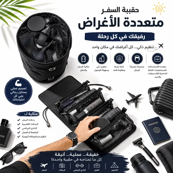 حقيبة السفر متعددة الأغراض