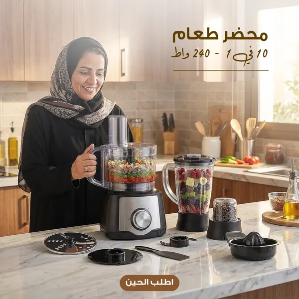محضر طعام 10 فى 1 500 واط