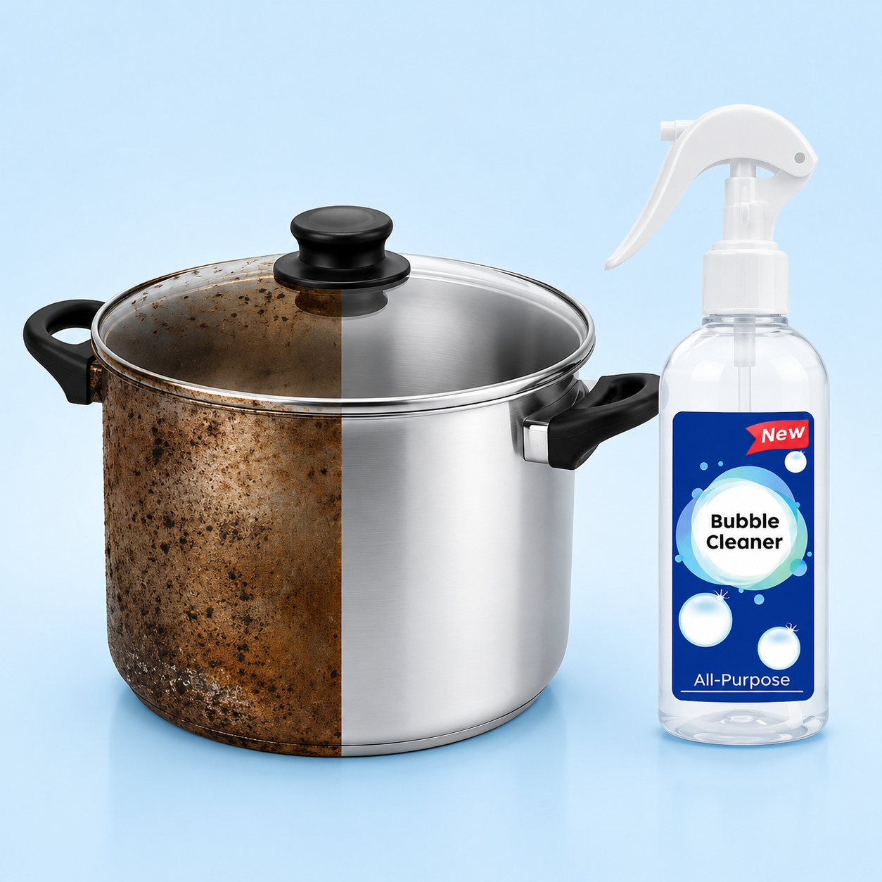 بخاخ اسبراي التنظيف الجبار Multipurpose Bubble Cleaner