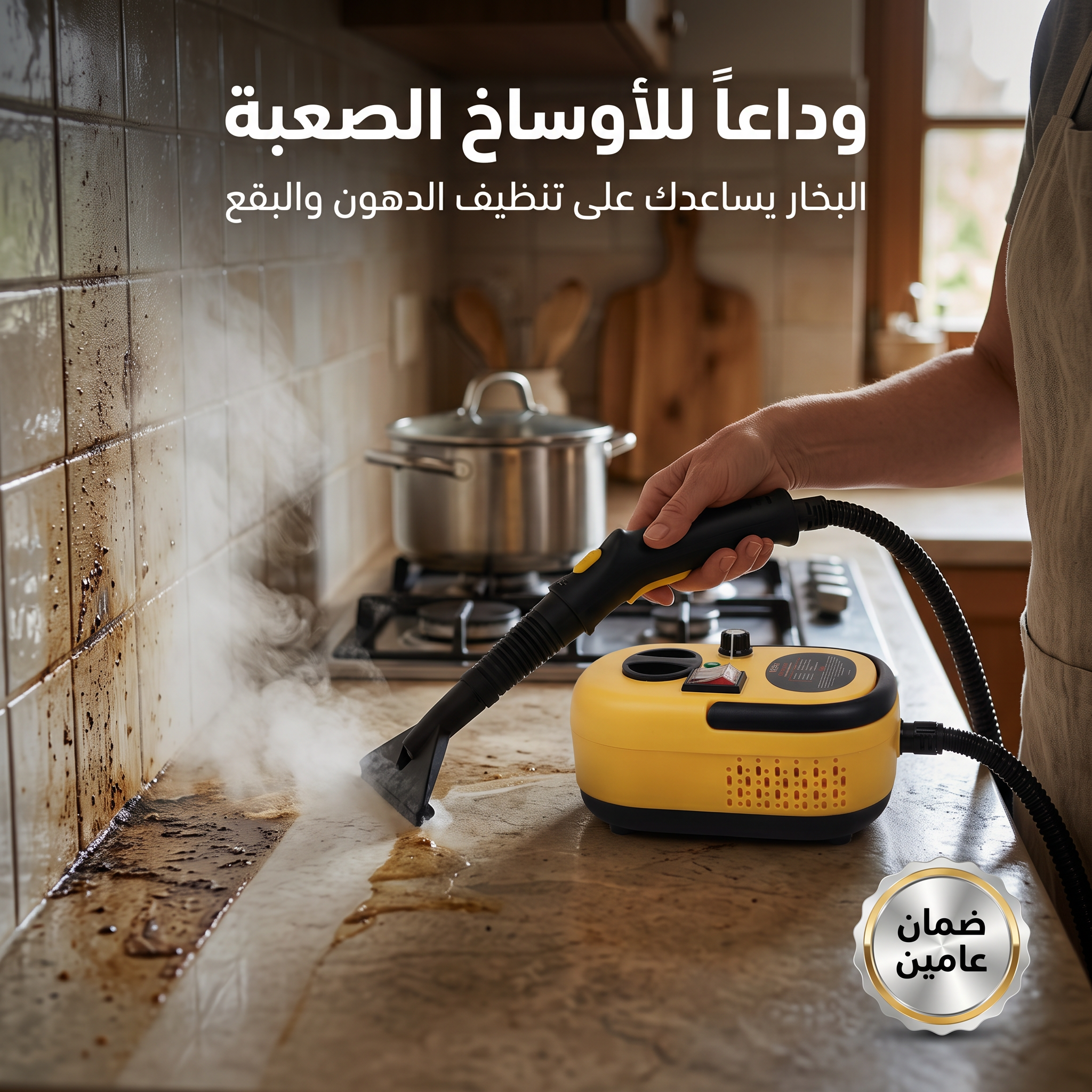 جهاز تنظيف بخار بالضغط العالي من دينكس بضمان عامين