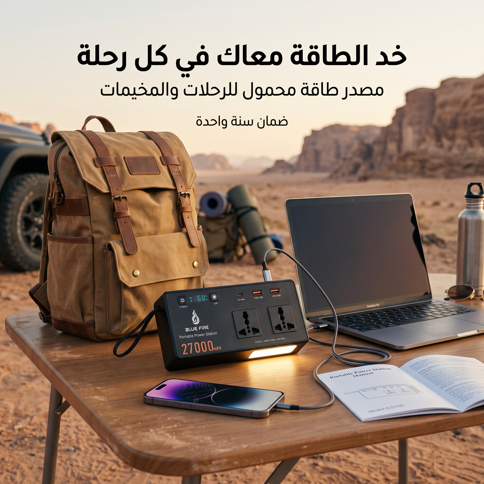محطة طاقة محمولة BLUE FIRE CN150 بقدرة 150W