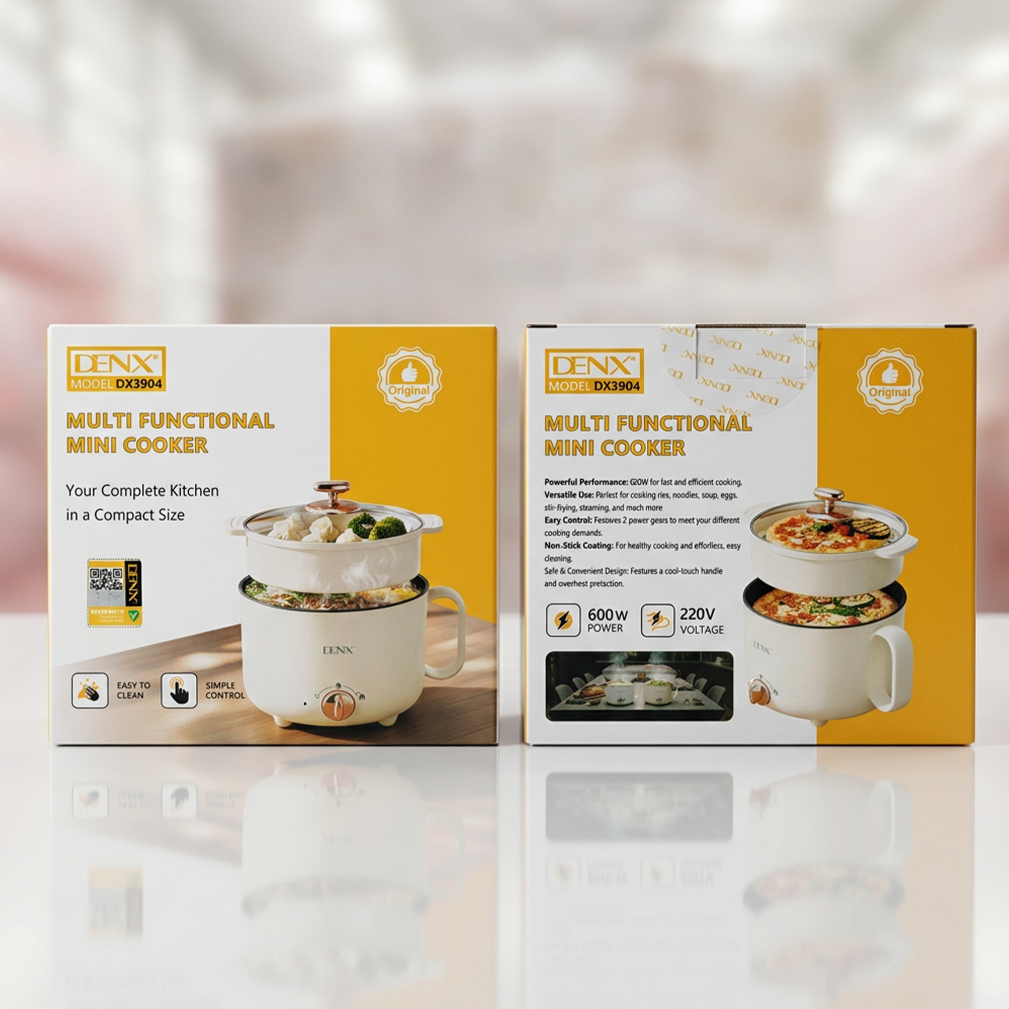 قدرة كهربائية متعددة الوظائف — طبخ، قلي، وبخار في واحدة