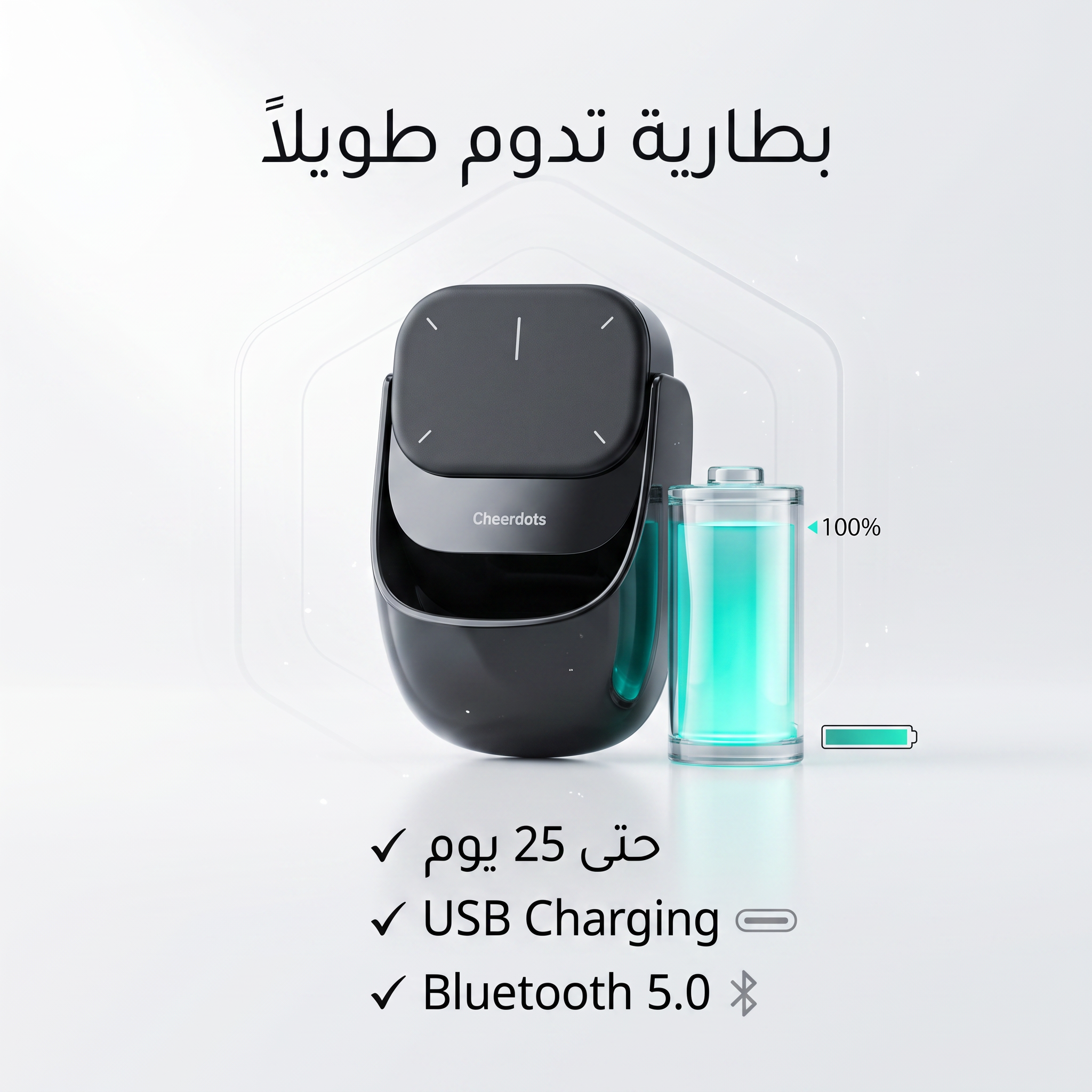 ماوس Cheerdots 2 – ماوس هوائي ببلوتوث 5.0