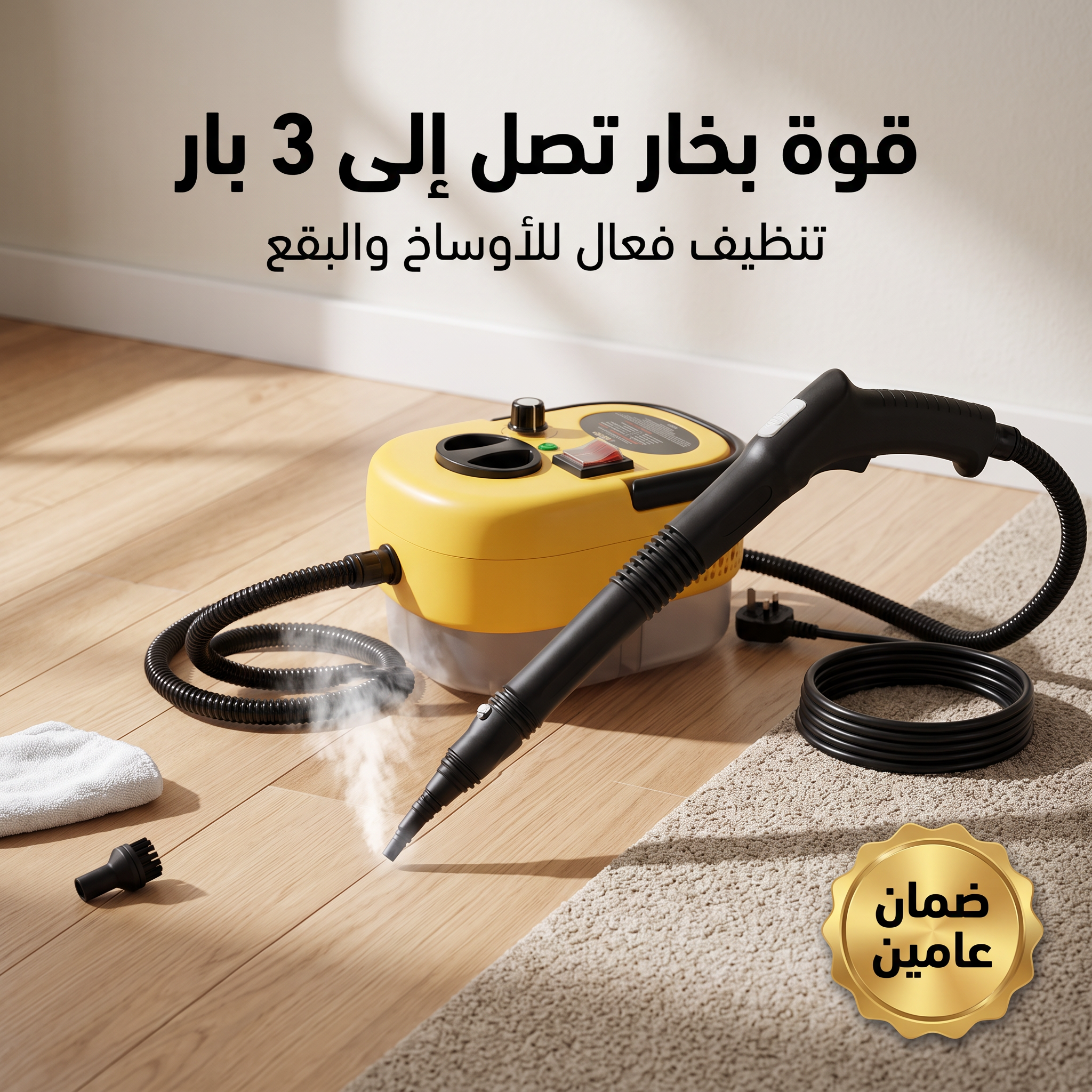 جهاز تنظيف بخار بالضغط العالي من دينكس بضمان عامين