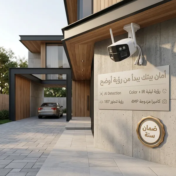 كاميرا ثنائية حديثة عالية الجودة ضمان عام 