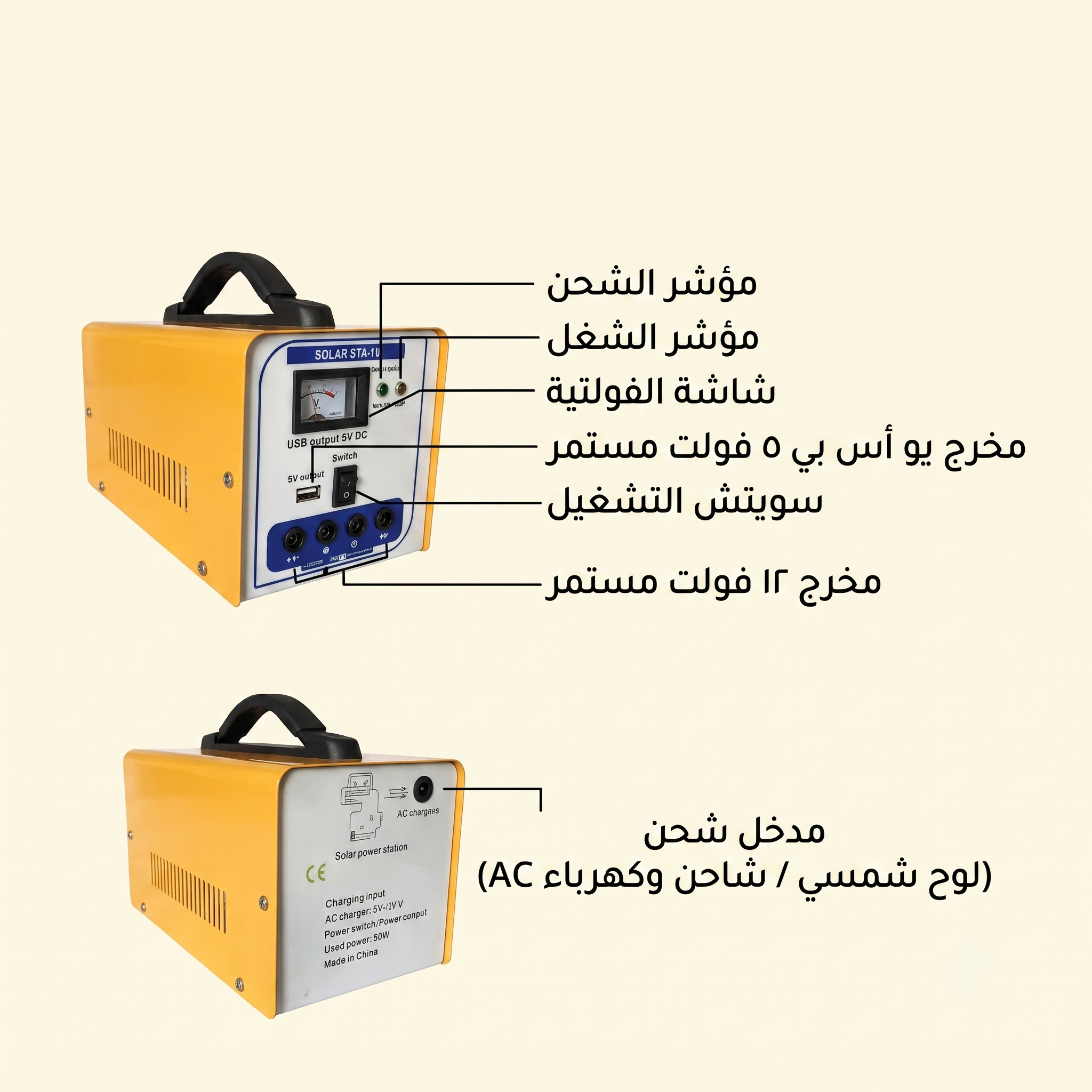 لوح شمسي متطور ويه إطار فضي وقاعدة تثبيت قوية لكل الأسطح