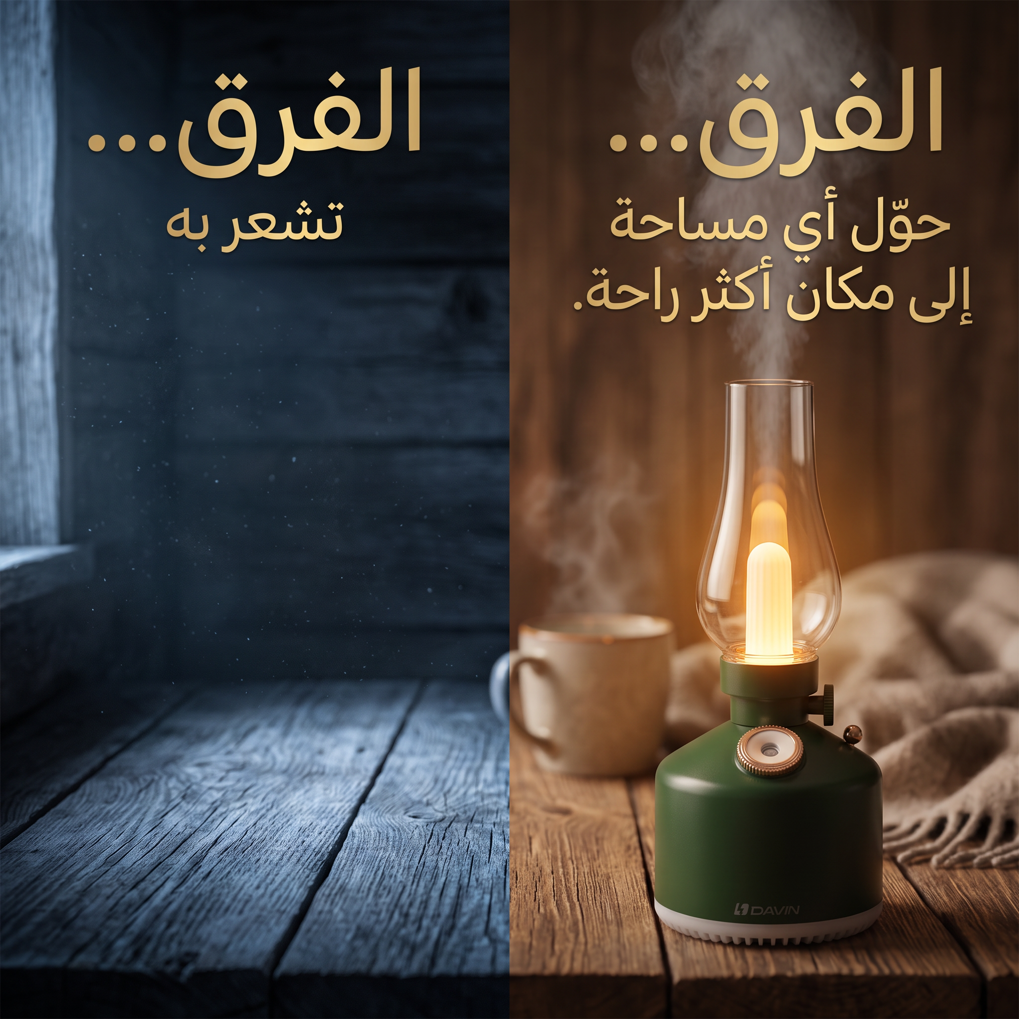 • مصباح زمان مع فواحة