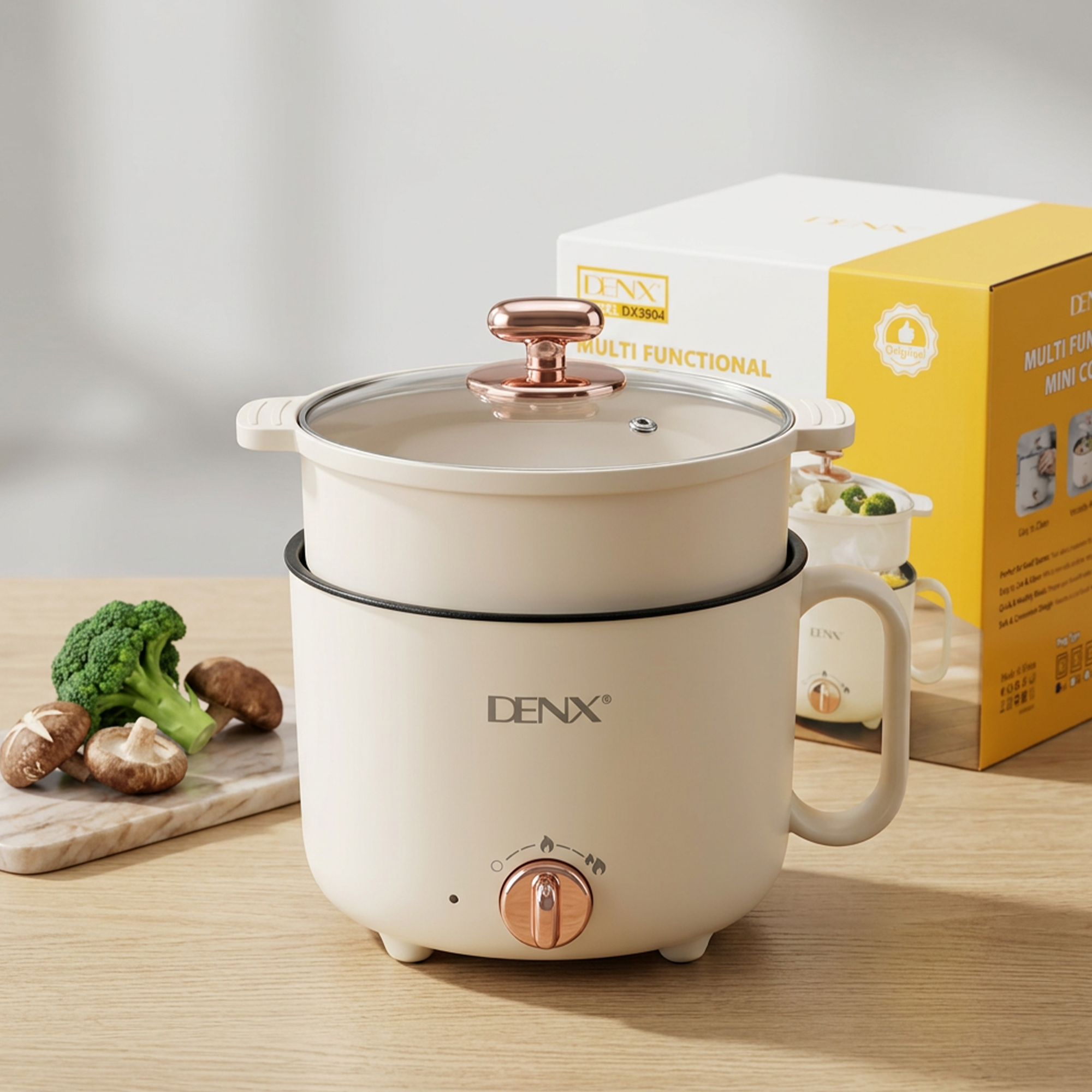 قدرة كهربائية متعددة الوظائف — طبخ، قلي، وبخار في واحدة