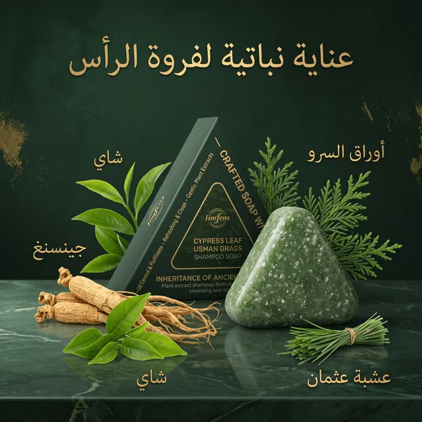 صابونة اليابانية| لمكافحة القشرة وتنظيف فروة الرأس  