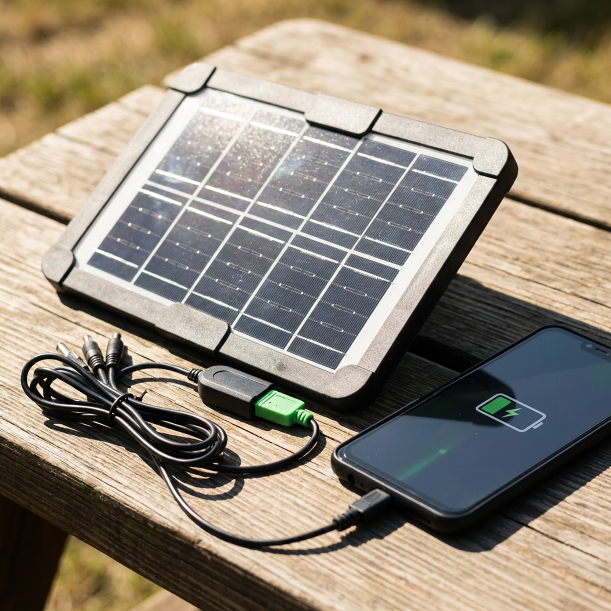 خلايا شمسية لشحن الجوال