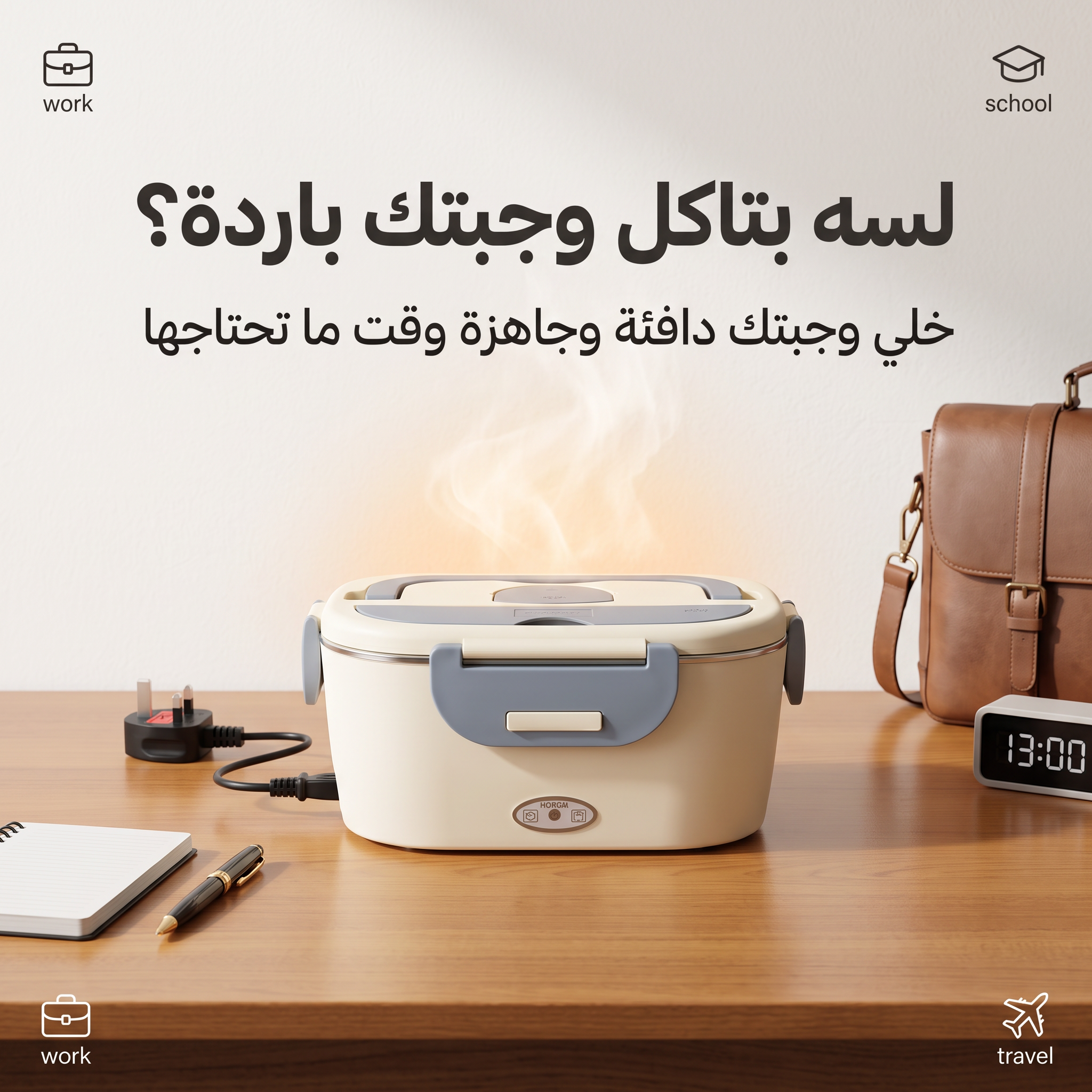 لانش بوكس كهربائي للتسخين