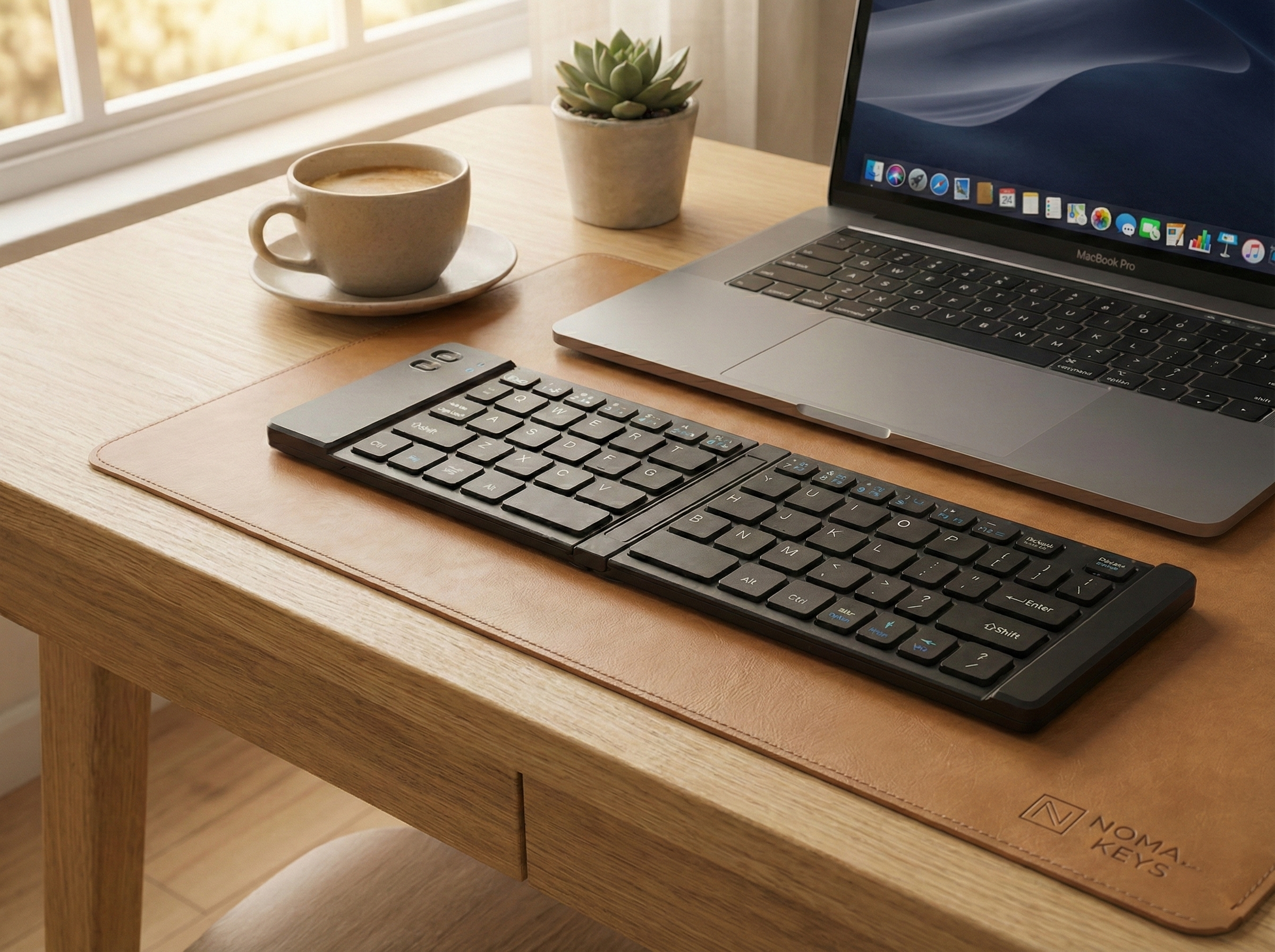 كيبورد قابل للطى+ ماوس هدية مجانية