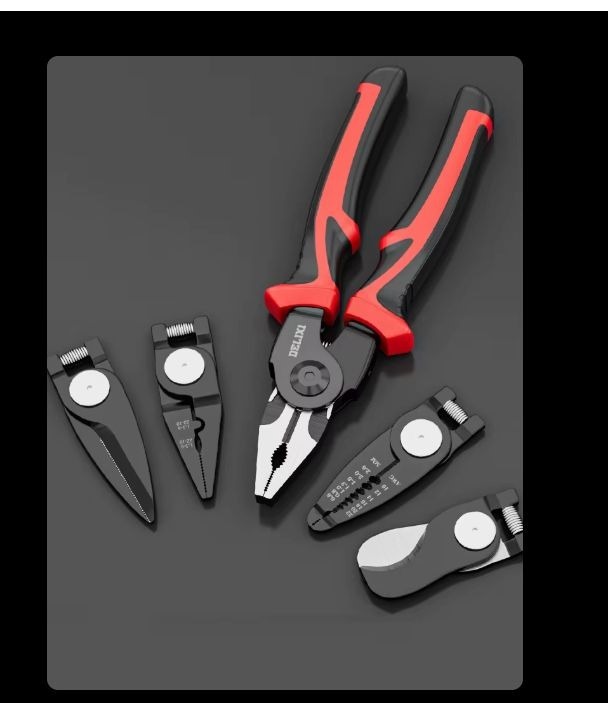 زرادية متعددة الوظائف 5 في 1 مع 5 رؤوس قابلة للتبديل - 6