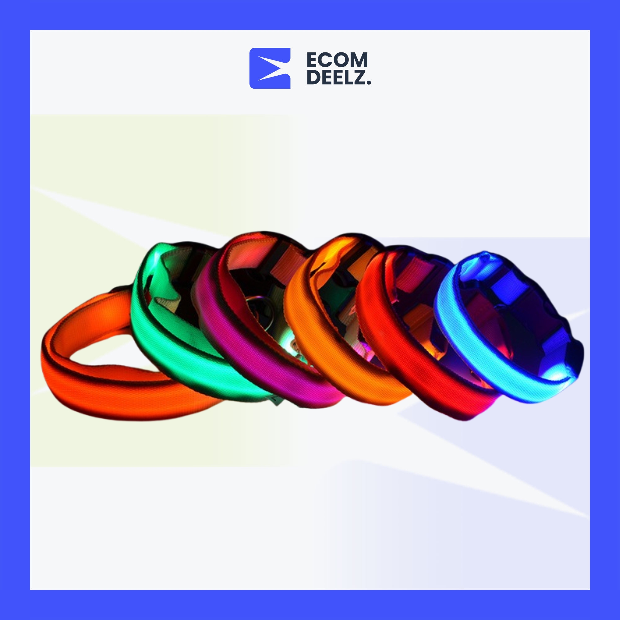 طوق مضيء للحيوانات الأليفة