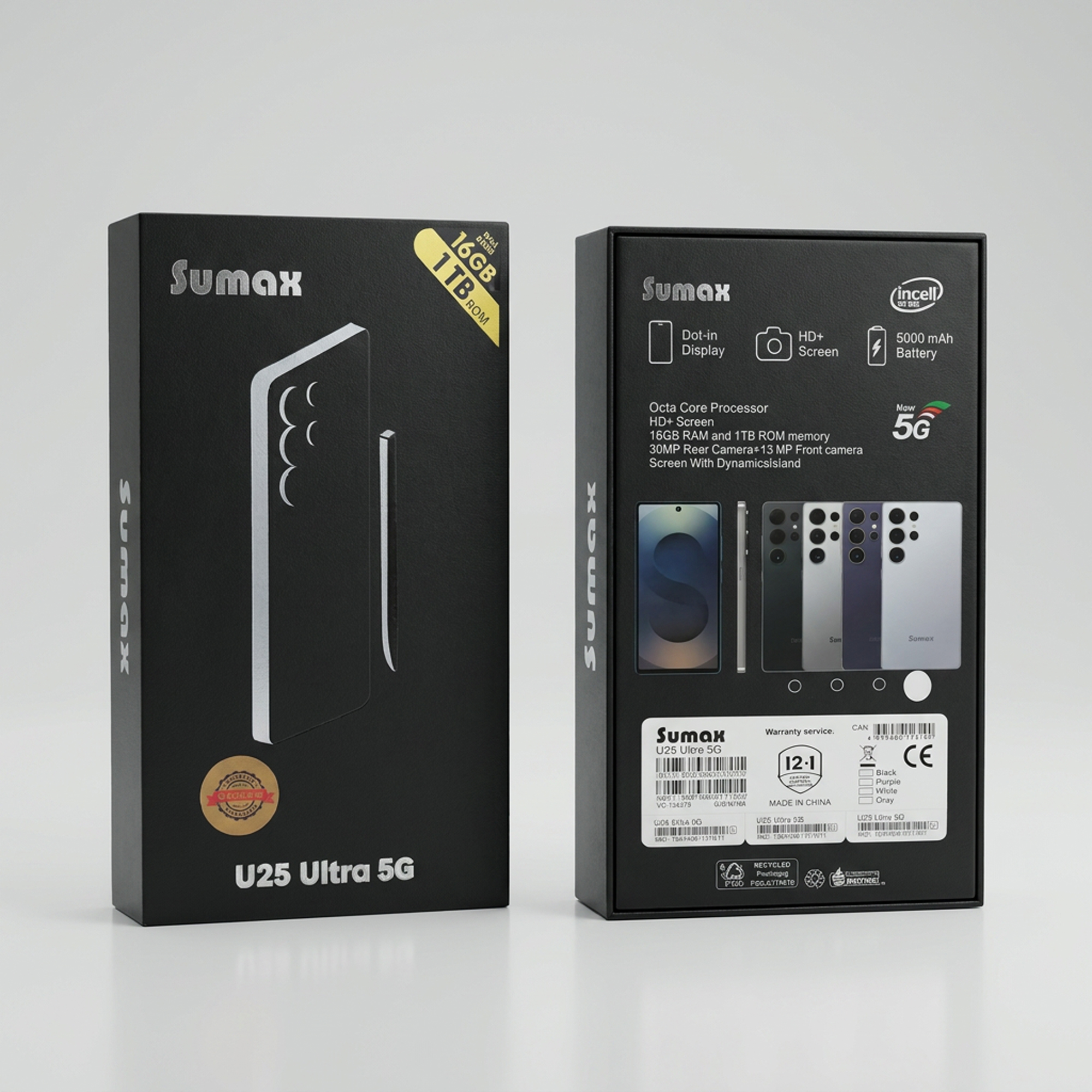 جوال U25 Ultra 5G 2026 | ذاكرة 1TB ورام 24GB وأداء قوي