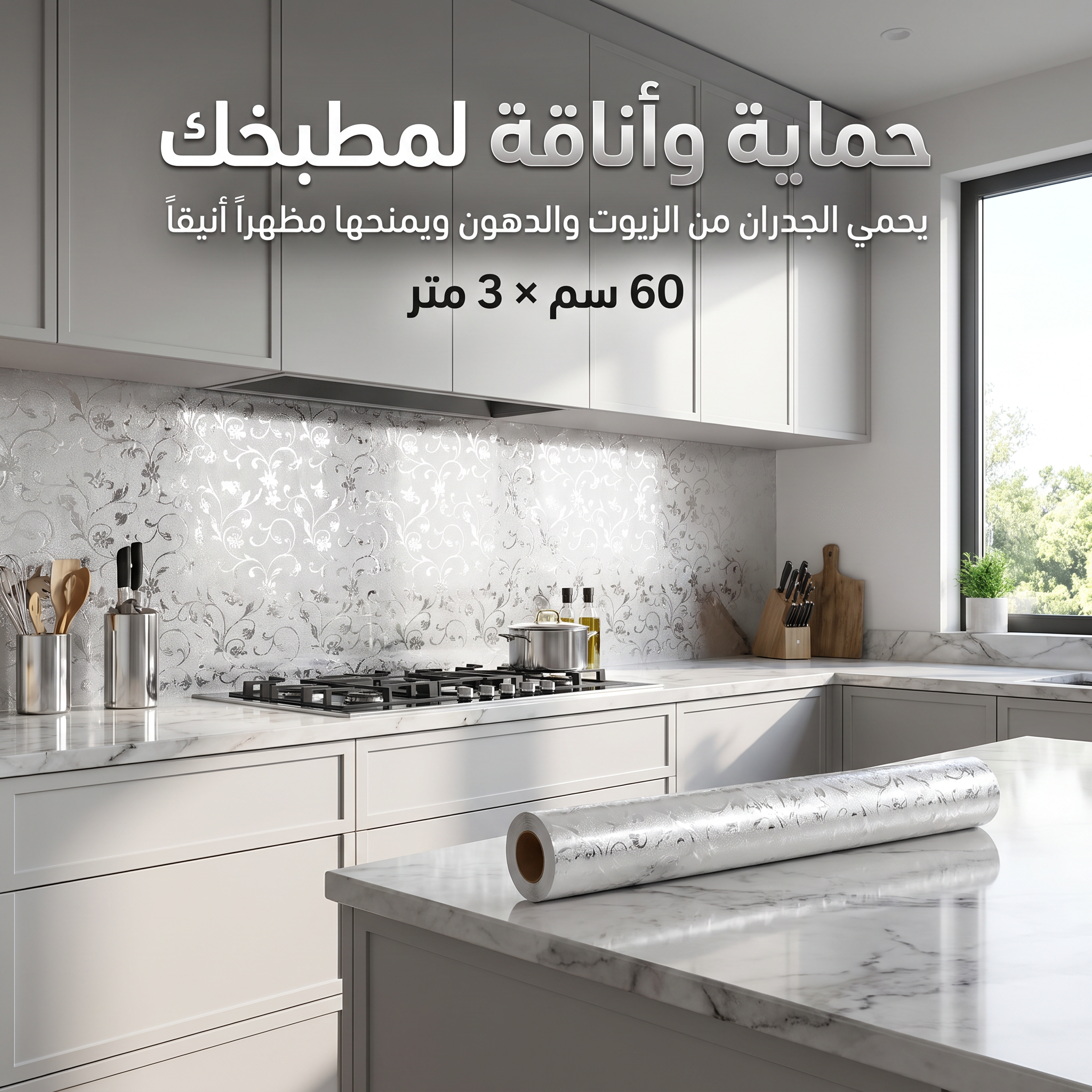 ورق لاصق مقاوم للحرارة(3 متر)